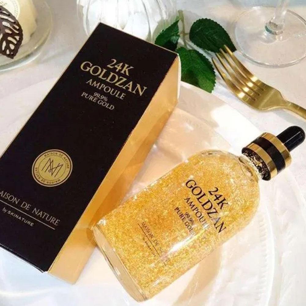 SOUG Tinh Chất Lá Vàng 24k 100ml Dưỡng Ẩm Chăm Sóc Da Mặt