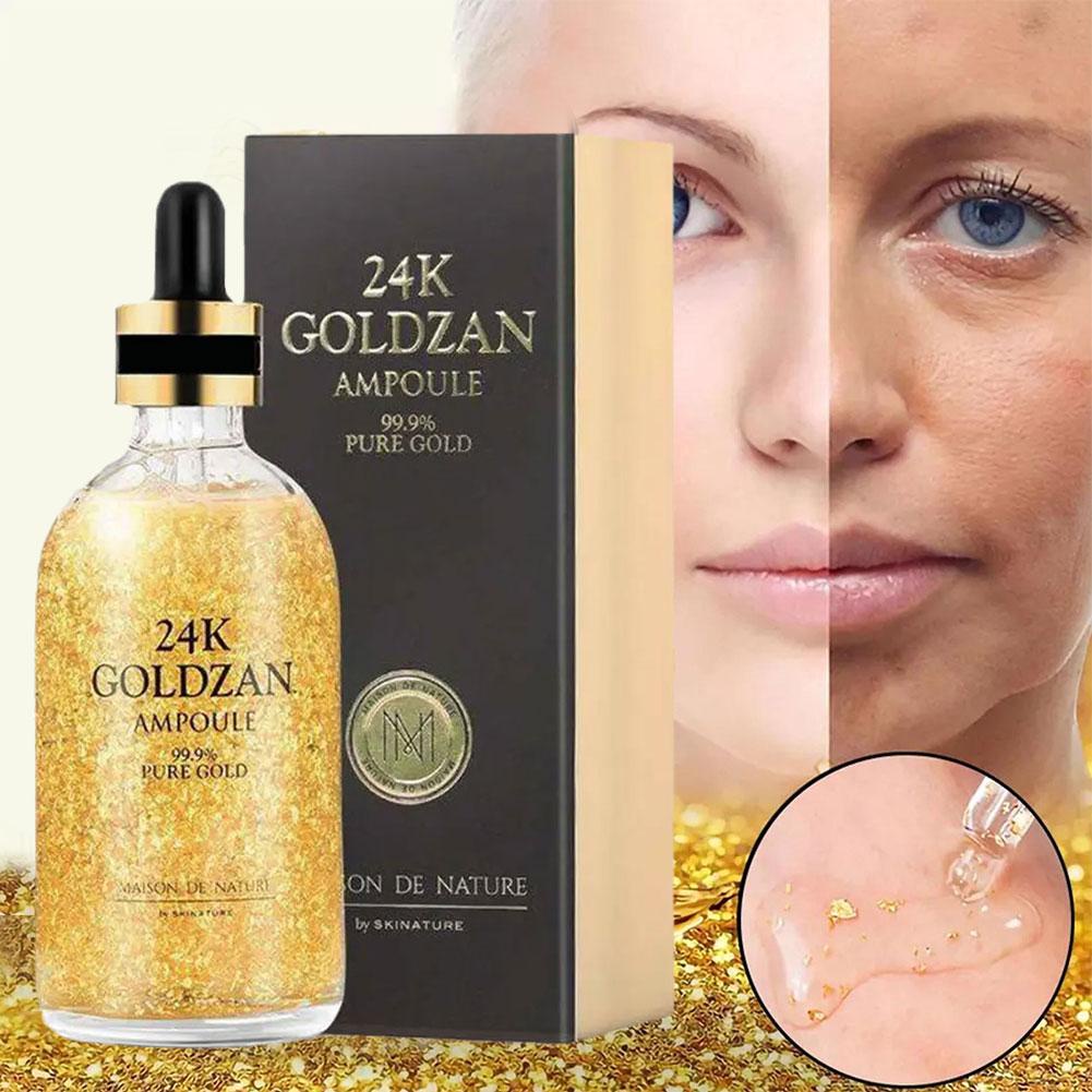 SOUG Tinh Chất Lá Vàng 24k 100ml Dưỡng Ẩm Chăm Sóc Da Mặt