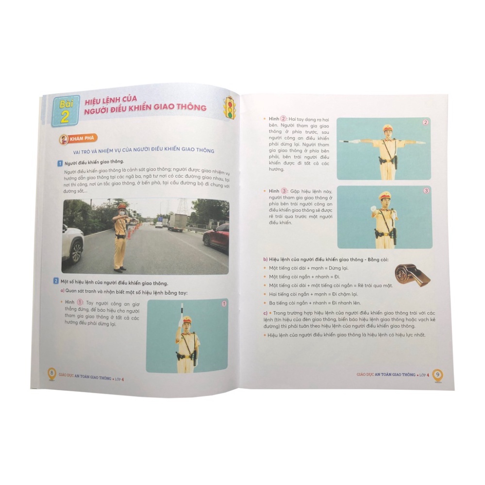 Sách Giáo dục an toàn giao thông Lớp 4