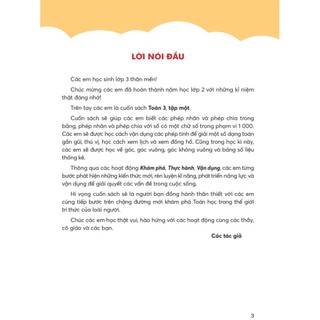 Sách - TOÁN 3 - Bình Minh (Tập 1)
