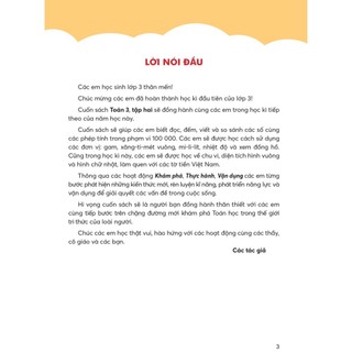 Sách - TOÁN 3 - Bình Minh (Tập 2)