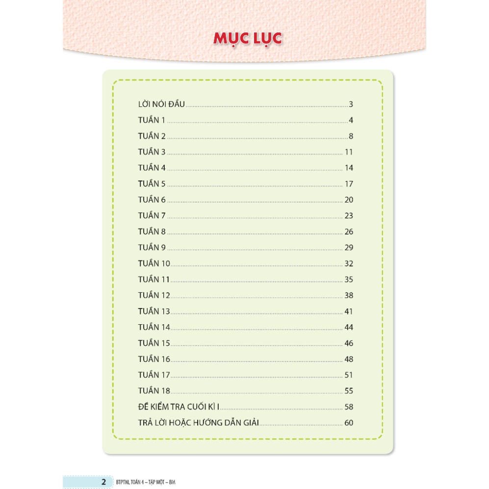 Sách - Bài tập phát triển năng lực Toán 4 Tập 1