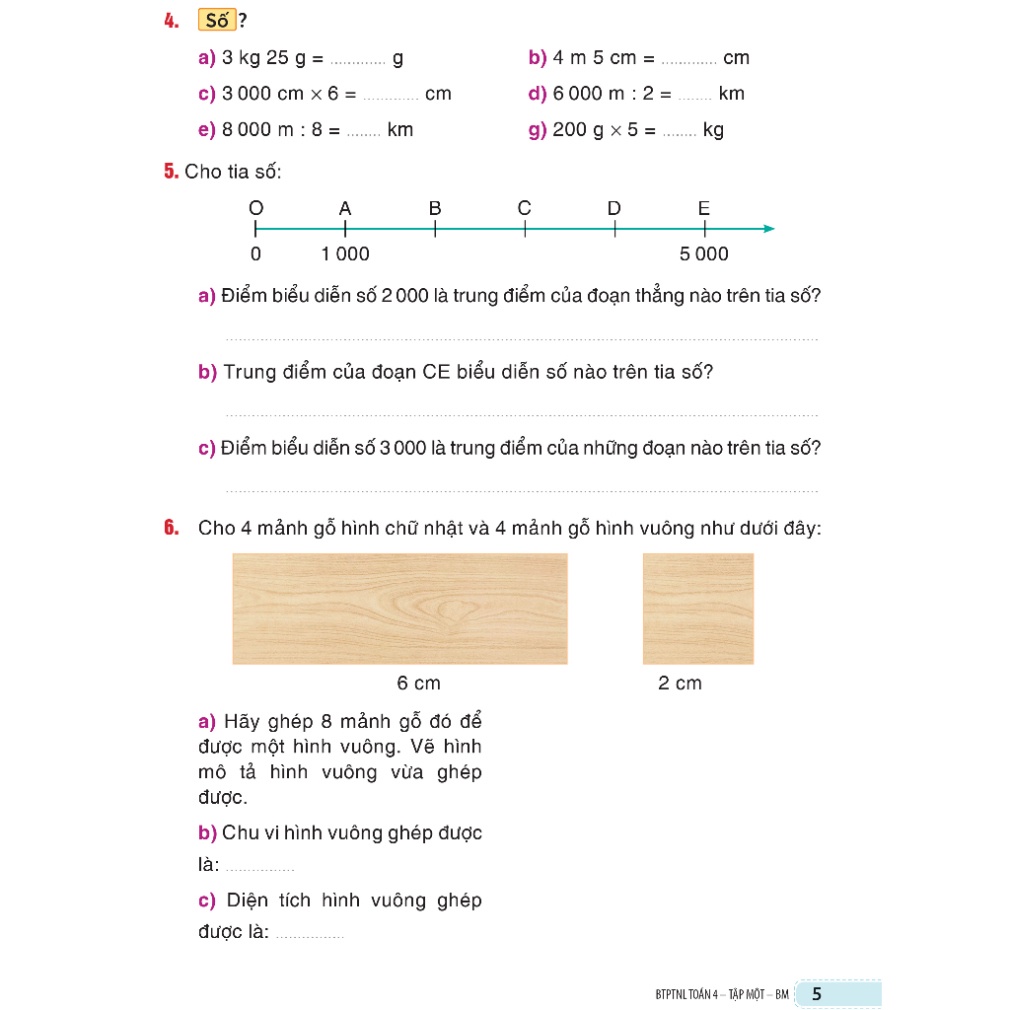 Sách - Bài tập phát triển năng lực Toán 4 Tập 1