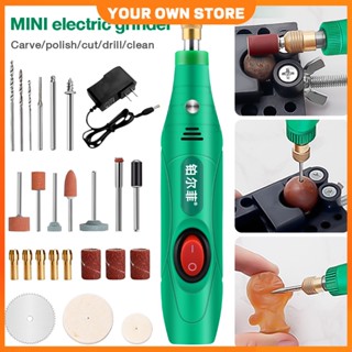 Máy mài mini đa năng, bút khắc, mũi khoan, mài và đánh bóng, tích hợp sạc USB