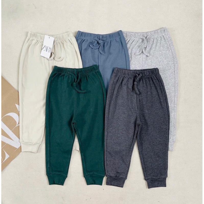 Set 5 quần cotton màu trầm cho bé hot