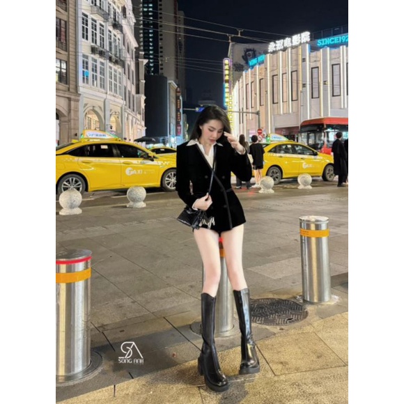 Áo nhung vest kèm thêm sơmi bên trong 💯HÀNG THIẾT KẾ TẾT 2024 💖