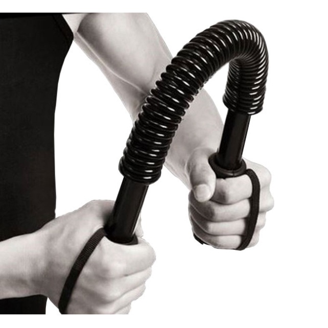 Gậy lò xo tập cơ tay 20kg 30kg 40kg 50kg 60kg gậy bẻ tập cơ tay - vai - ngực- bắp tay tại nhà cao cấp thép chống rỉ 2023