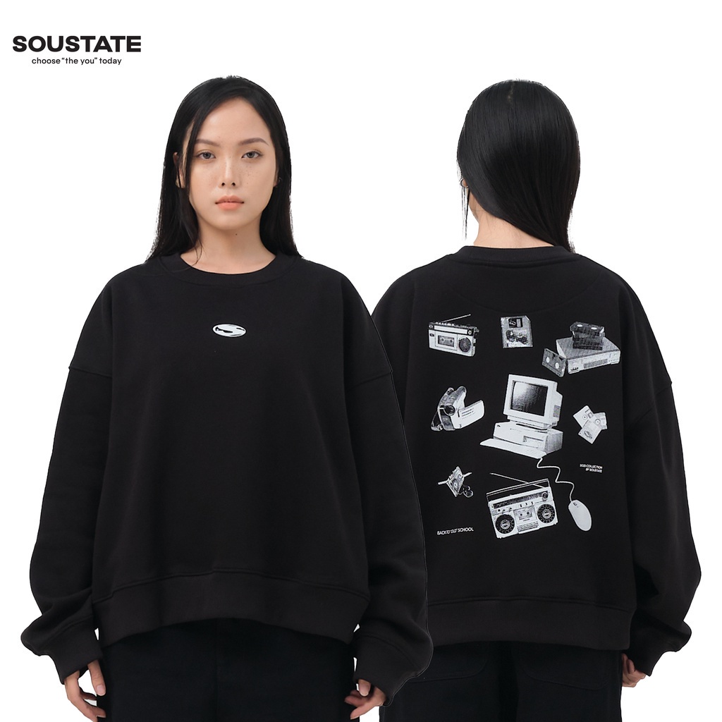 Áo Sweater Boxy SOUSTATE Puzzle