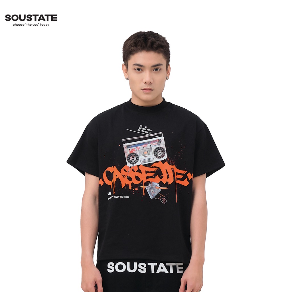 Áo Thun Boxy SOUSTATE Cassette