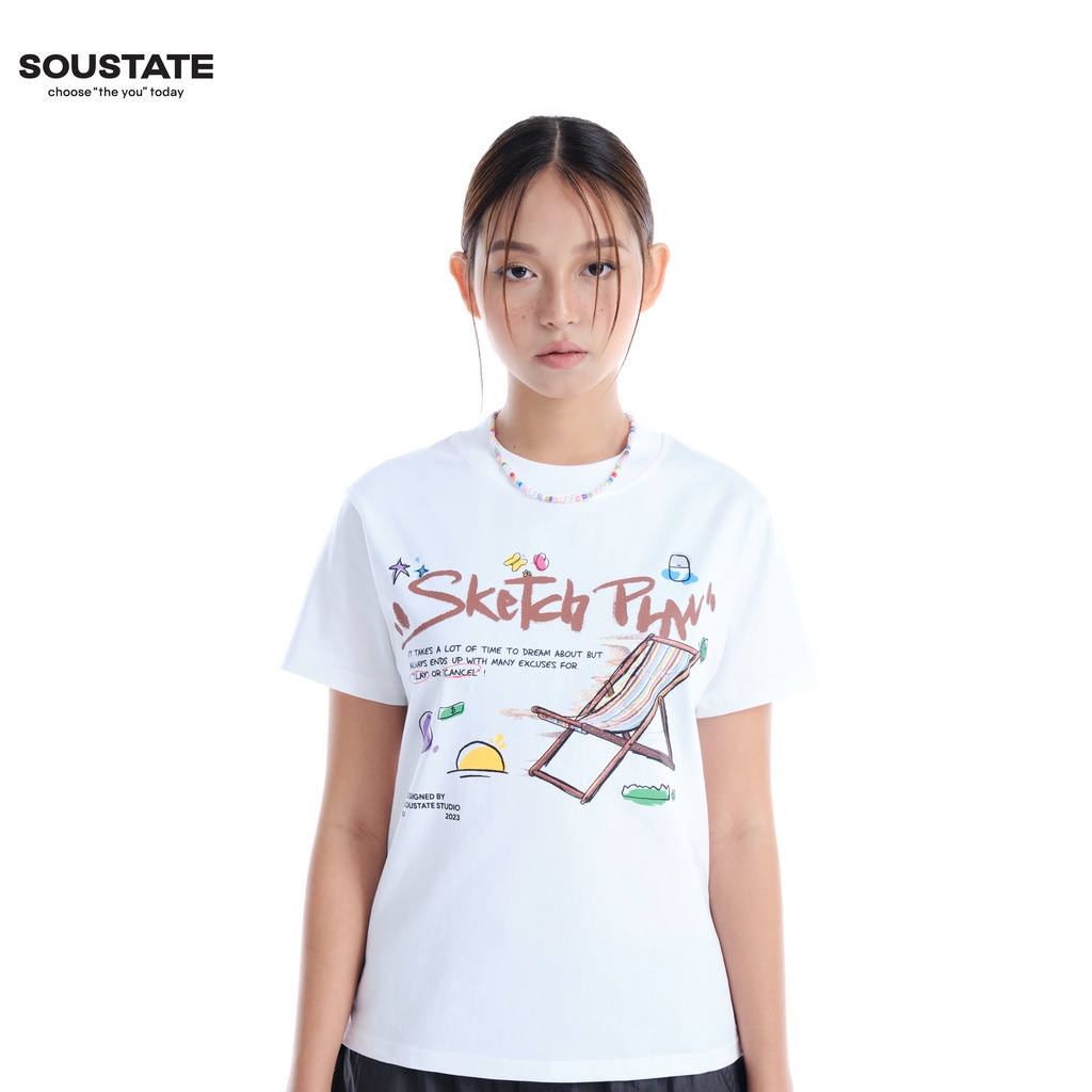 Áo Thun Classic Fit SOUSTATE "Sketch Plan"
