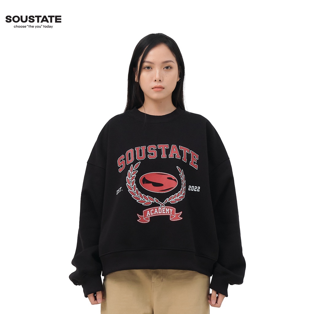 Áo Sweater Boxy SOUSTATE Academy