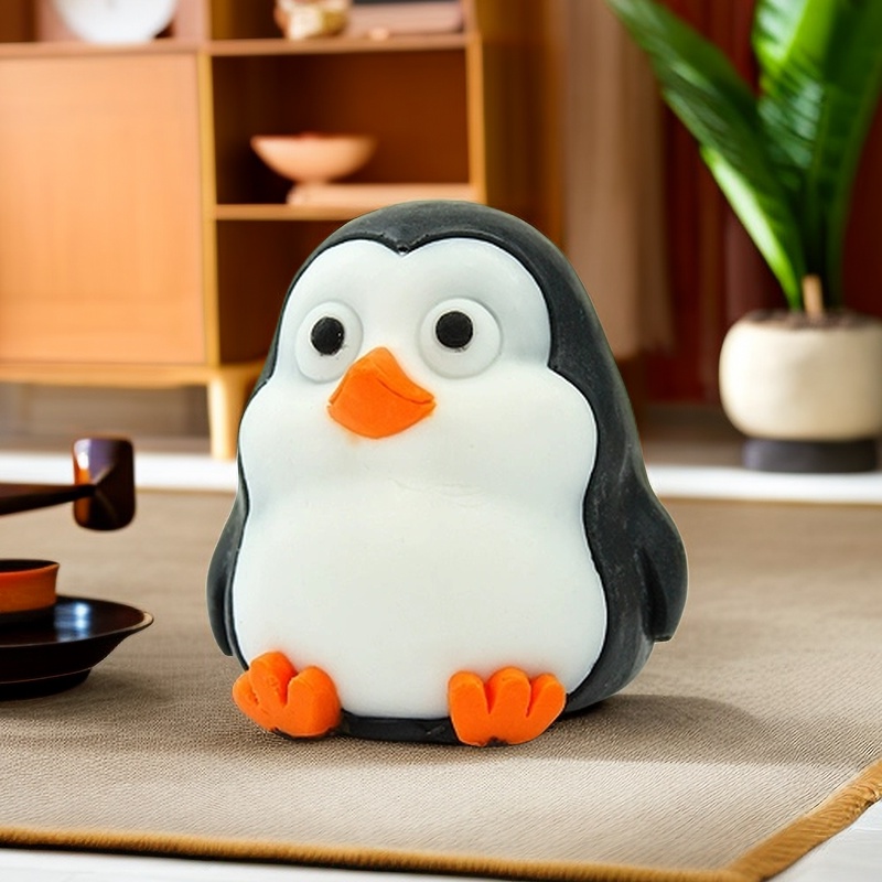 Xà Phòng Hình Chim Cánh Cụt Hoạt Hình Siêu Dễ Thương Chất Lượng Cao