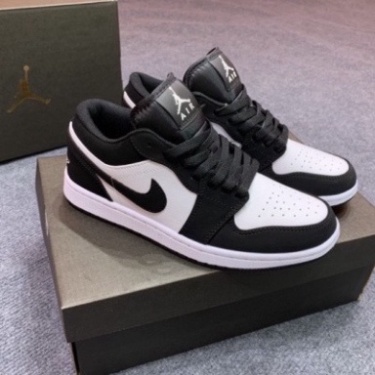 Giày Jordan Cổ Thấp Nam Nữ JD 1 Low Bản Đen Trắng Cực Hot Đủ Size Nam Nữ + Bill Box Và Quà Tặng tất từ bản s.cấp