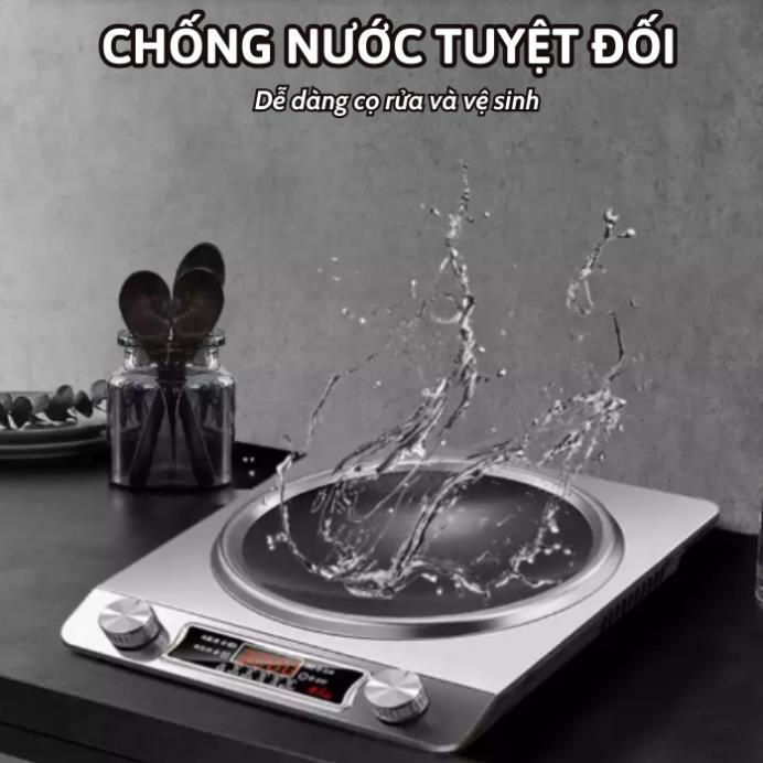 Bếp điện từ công nghiệp đa chức năng gia dụng công suất lớn 3500w mặt lõm tốt và bền hơn bếp GAS