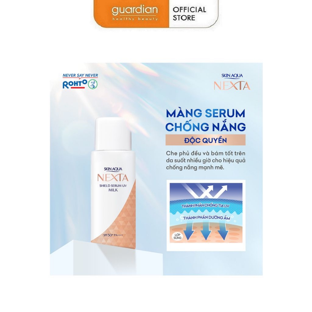 Sữa Serum Chống Nắng Ngừa Sạm, Nám Da Sunplay Skin Aqua Nexta Shield Serum UV Milk SPF50+ PA++++ 50gr