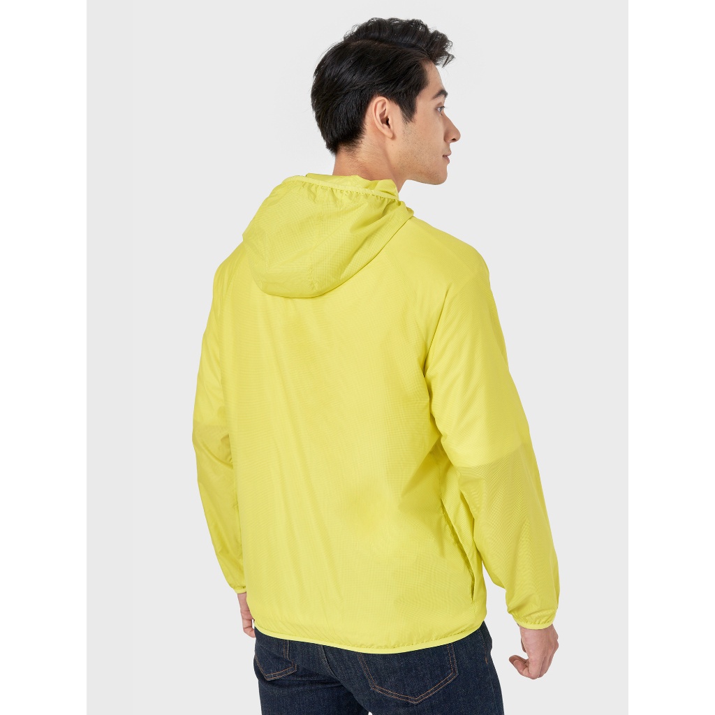 Áo khoác gió nam CANIFA có mũ chống thấm nước, Áo choàng form fit dành cho nam - 8OT22W005