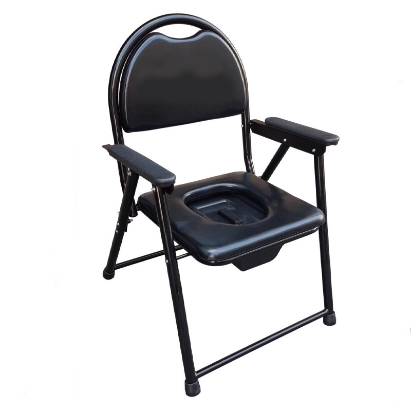 Ghế Bô Vệ Sinh Không Bánh Xe Mặt Nệm Tải Trọng 110kg