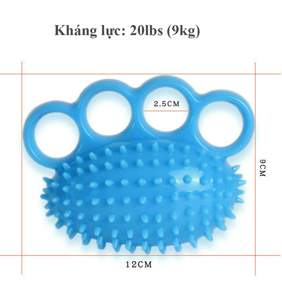 Xỏ ngón - Bóng gai banh tập tay ngón tay phục hồi chức năng - màu ngẫu nhiên