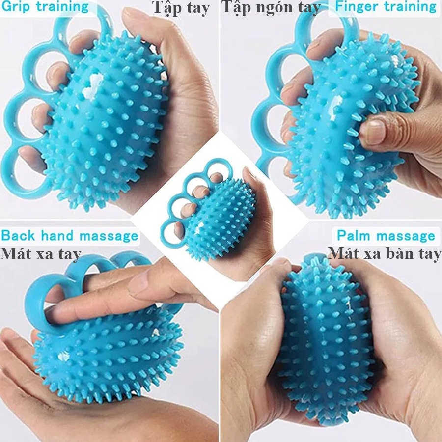 Xỏ ngón - Bóng gai banh tập tay ngón tay phục hồi chức năng - màu ngẫu nhiên