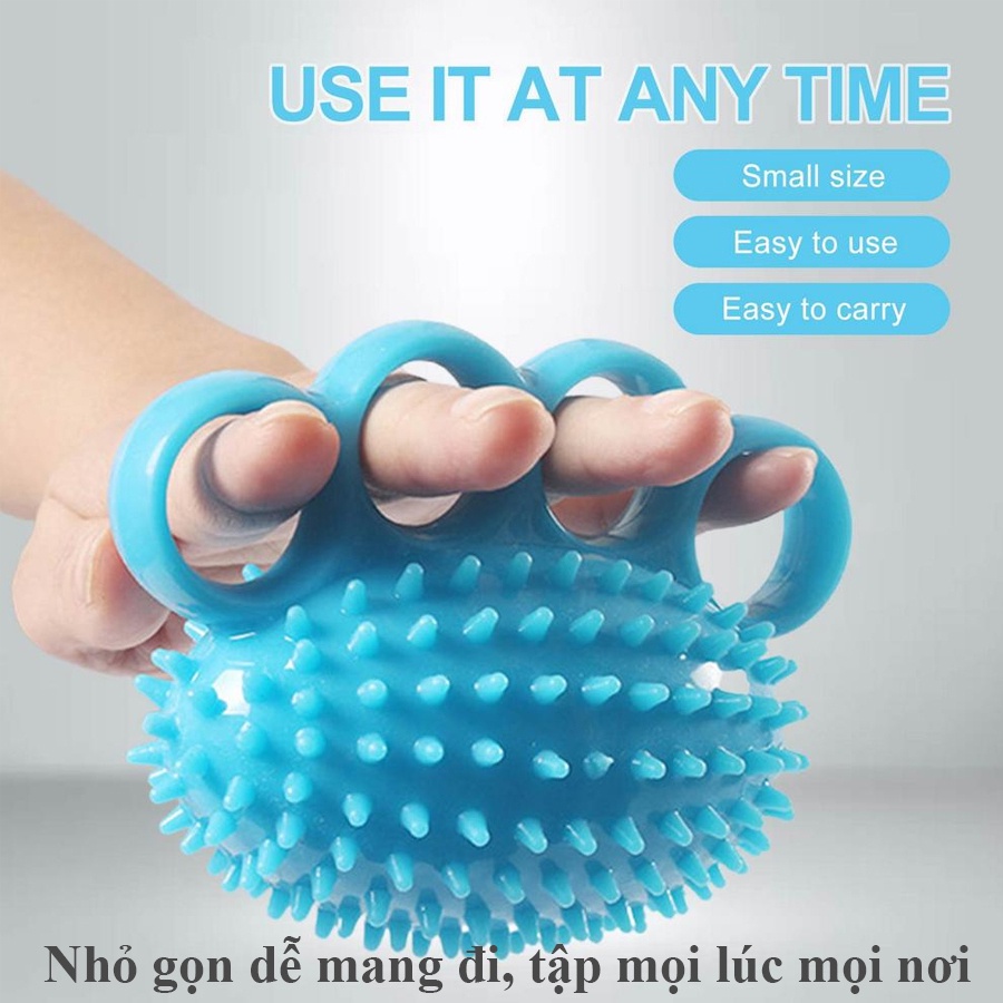 Xỏ ngón - Bóng gai banh tập tay ngón tay phục hồi chức năng - màu ngẫu nhiên