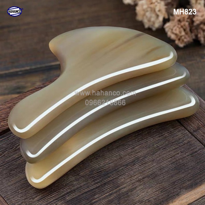 Dụng cụ mát xa sừng làm mịn da mặt và toàn thân /giúp lưu thông  khí huyết - HAHANCO MH823