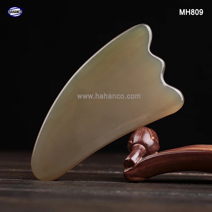 Dụng cụ sừng cạo gió mát xa làm mịn da mặt và toàn thân /giúp lưu thông khí huyết HAHANCO MH809