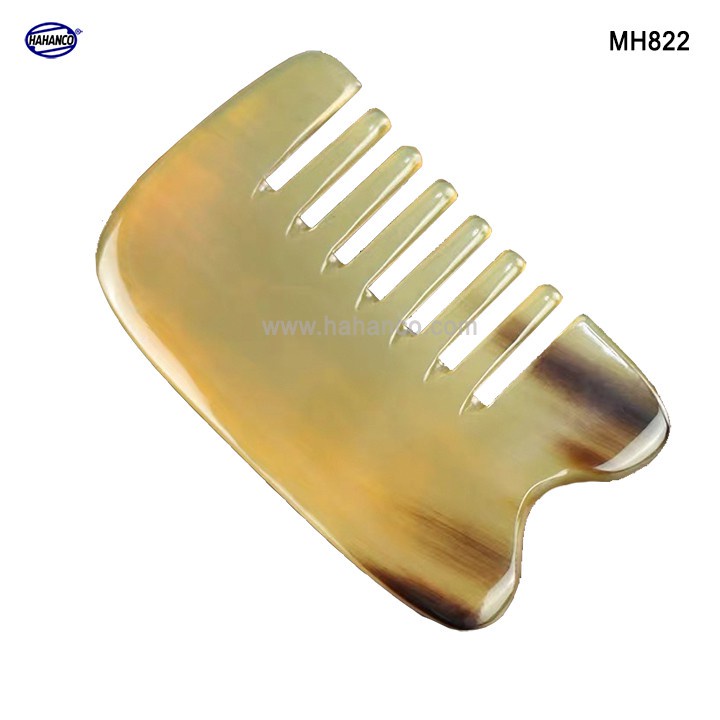 Dụng cụ Cạo gió sừng, masssage toàn thân - bằng sừng có lợi cho da - MH822 HAHANCO