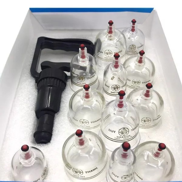 Bộ 12 ly giác hơi không dùng lửa YGH04  Duy thành