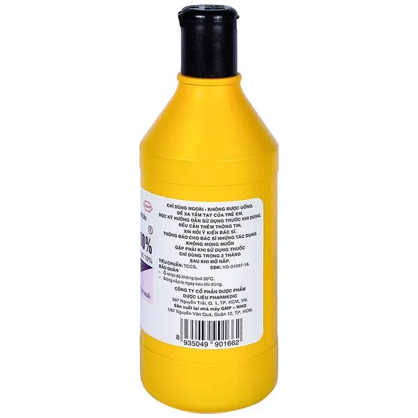 Dung dịch Povidine 10% Pharmedic sát trùng, sát khuẩn vết thương