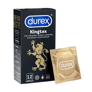 Bao cao su Durex Kingtex hộp 12 bao size 49mm