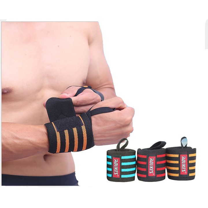 DÂY QUẤN BẢO HỘ CỔ TAY CHÍNH HÃNG AOLIKES - AL1538 - màu ngẫu nhiên