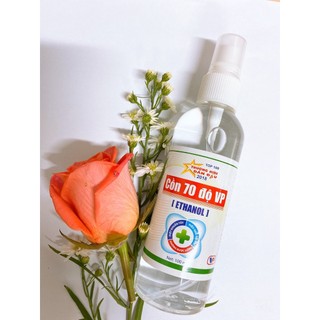 Cồn 70 độ Vĩnh Phúc 100ml Chai xịt mini tiện lợi