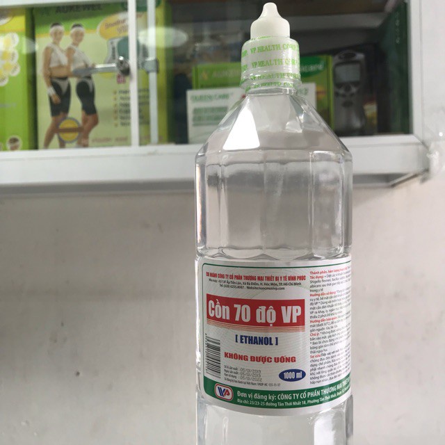 Cồn 70 độ Vĩnh Phúc chai 1000ml