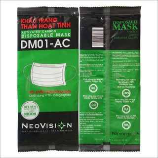 Khẩu trang than hoạt tính Neomask DM01 AC 4 lớp - cao cấp từng cái