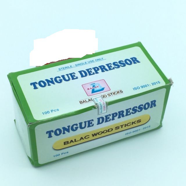 Que đè lưỡi tiệt trùng Balac Wood Sticks hộp 100 cái
