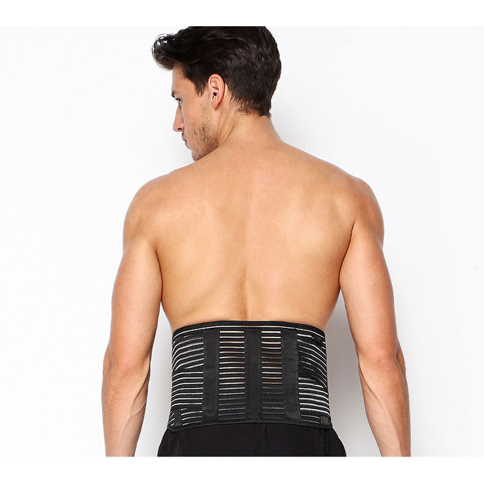 Đai lưng tập gym có nẹp thép cao cấp Aolikes AL7996