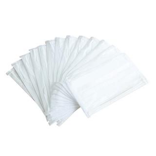 Hộp 50 cái Khẩu trang y tế  4 lớp vải ( Màu Full Trắng )