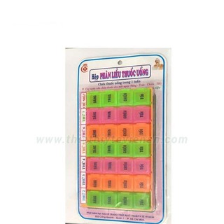 Dụng cụ phân liều thuốc 1 tuần