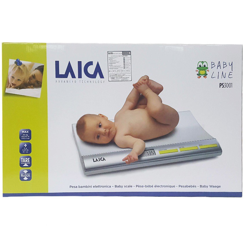 Cân trẻ sơ sinh điện tử Laica PS3001