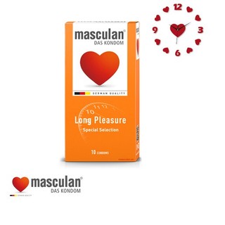 Bao Cao Su Masculan Long 5 in 1 - Gân Gai Kéo Dài Thời Gian Quan Hệ (hộp 10)