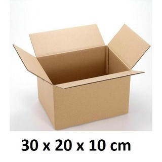 Combo 25 hoặc 50 hộp carton đóng hàng 30x20x10 Cm