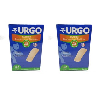 BỘ 2 HỘP BĂNG CÁ NHÂN URGO DURABLE ( Hộp 102 miếng)