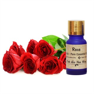 Tinh dầu thiên nhiên hoa lài -hoa hồng jasmine essential oil 10ml - facare
