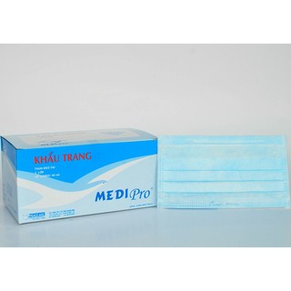 Hộp 50 Cái Khẩu trang y tế 3 lớp  Medi Pro