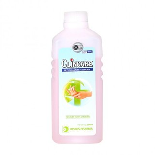 Dung dịch rửa tay sát khuẩn Clincare 500ml có vòi xịt ( diệt 99% vi khuẩn )