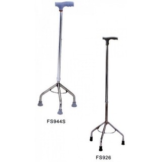 Gậy Ba Chân Inox điều chỉnh chiều cao hỗ trợ người già ( cao cấp)