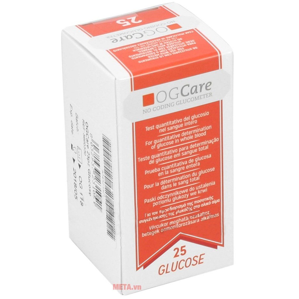 Máy đo đường huyết OGCare. + Tặng 50 que thử đường