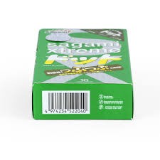 Hộp 10 bao cao su có gai Nhật Bản Sagami Xtreme Green Siêu Mỏng