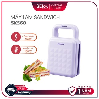 Máy nướng bánh mỳ sandwich seka sk560 bảo hành 12 tháng, máy kẹp bánh mỳ máy nướng bánh đa năng
