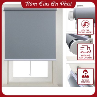 Rèm Cuốn Chống Nắng Văn Phòng, Rèm Cuốn Trơn Che Cửa Sổ Đủ Kích Thước (Rèm Cửa An Phát 68)